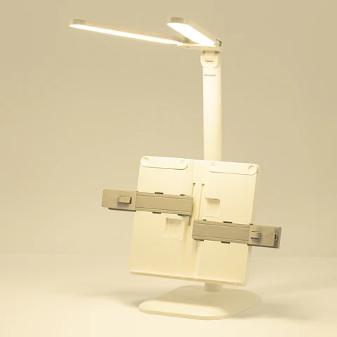 Настольная лампа / светильник беспроводная SONNEN PT-202, подставка для книг, USB, LED, 5 Вт, 3 режима, 238780