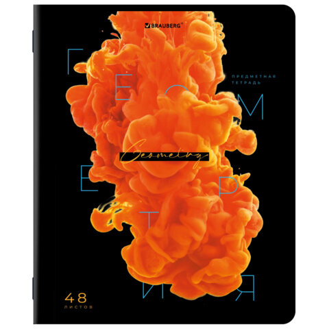 Тетради предметные, КОМПЛЕКТ 12 ПРЕДМЕТОВ, 48 л., глянцевый УФ-лак, BRAUBERG, "PIGMENT", 404834