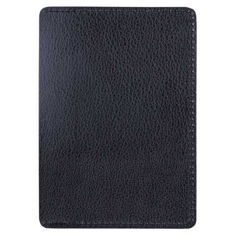 Картхолдер для трех карт с двумя дополнительными карманами, 12х8,6 см, черный, BRAUBERG, 238763