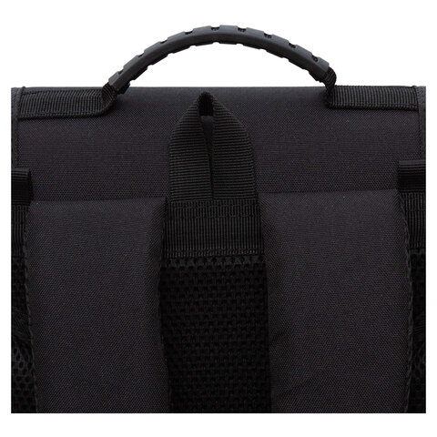 Ранец GRIZZLY анатомическая спинка, с мешком для обуви, для мальчиков, "ASTRONAUT", 33х25х13 см, RAm-385-6/1