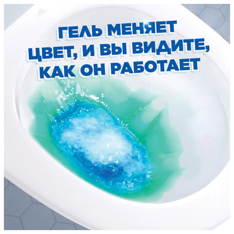 Средство для уборки туалета 500 мл ТУАЛЕТНЫЙ УТЕНОК Супер Сила "Видимый Эффект", 696888