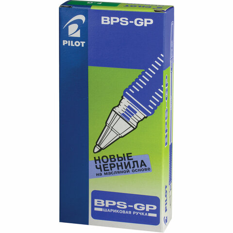 Ручка шариковая масляная с грипом PILOT "BPS-GP", ЗЕЛЕНАЯ, корпус прозрачный, узел 0,7 мм, линия письма 0,22 мм, BPS-GP-F