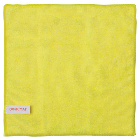 Салфетки из МИКРОФИБРЫ универсальные 25х25 см КОМПЛЕКТ 3 шт, ассорти (синяя, зеленая, желтая), 200 г/м2, ОФИСМАГ, 603864