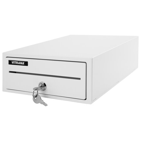 Ящик денежный механический SB-208-W, 205x300x90 мм, БЕЛЫЙ, VITRANA (ВИТРАНА), 291402