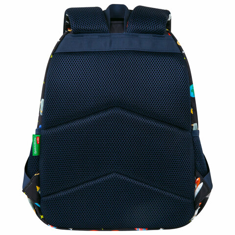 Рюкзак BRAUBERG KIDS SET, с пеналом в комплекте, 2 отделения, "Space infinity", 37x28x16 см, 272099