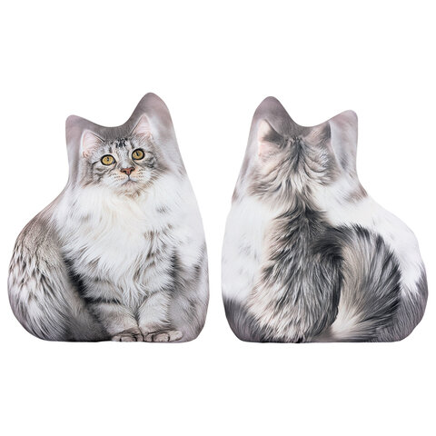 Игрушка мягкая АНТИСТРЕСС "КОШКИ", Бифлекс, ассорти, высота 30 см, 10 видов, WOOZOO (ВУЗУ), 666359