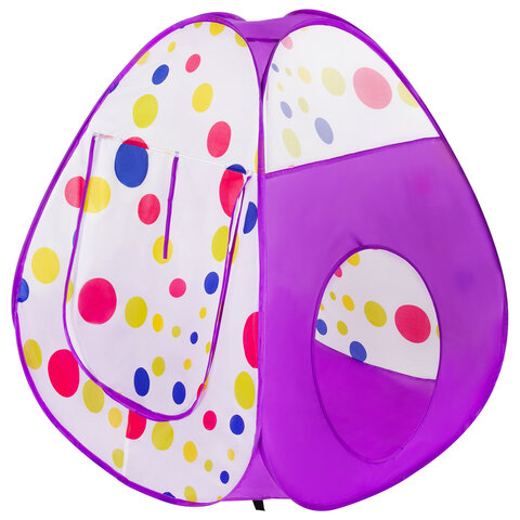 Детская игровая палатка-лабиринт с тоннелем и сухим бассейном, 90x190x270 см, BRAUBERG KIDS, 665172
