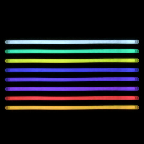 Светящиеся (неоновые) палочки 100 штук + 5 в ПОДАРОК! в тубе, ассорти, ЗОЛОТАЯ СКАЗКА, 662596