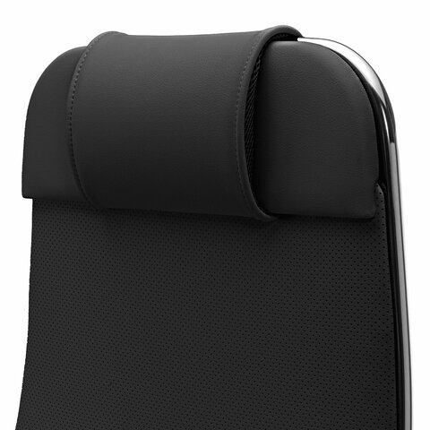 Кресло офисное МЕТТА "SAMURAI" KL-1, экокожа, черное