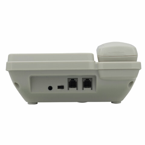 Телефон RITMIX RT-550 white, АОН, спикерфон, память 100 номеров, тональный / импульсный режим, белый, 80002154