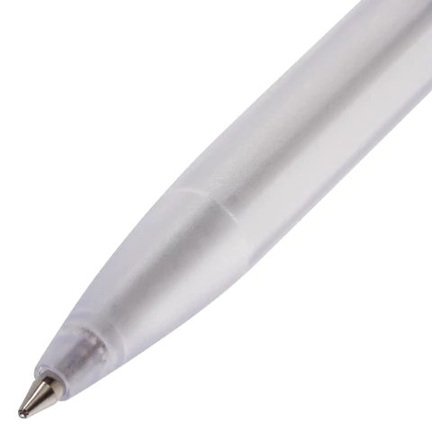 Ручка шариковая масляная BRAUBERG "OIL PEN", СИНЯЯ, корпус прозрачный, 0,7 мм, линия 0,35 мм, 141476