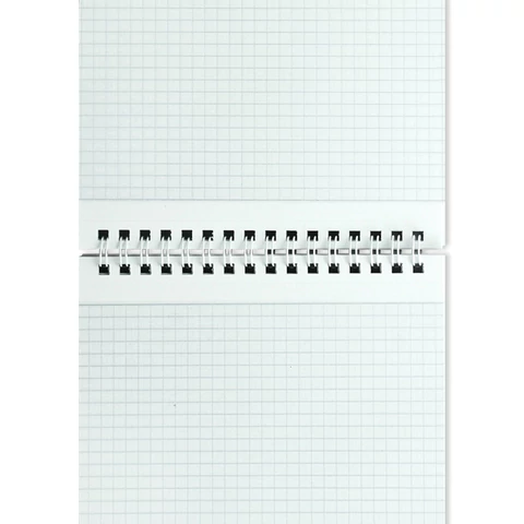 Блокнот А5, 146х205 мм, 60 л., гребень, жесткая подложка, клетка, STAFF, 4 вида, 126539