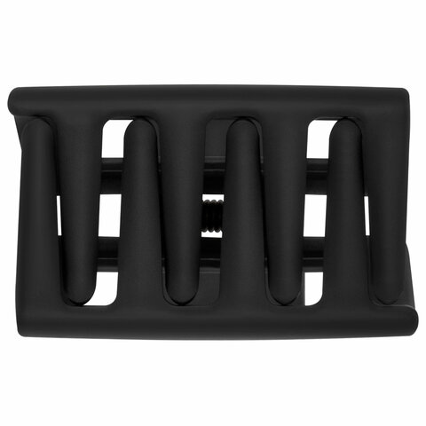 Краб для волос 5 см, soft-touch, чёрный, MONTE VITA (МОНТЕ ВИТА), 457009