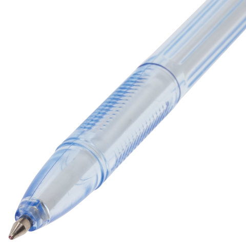 Ручка шариковая BRAUBERG "X-333" PASTEL, СИНЯЯ, корпус тонированованный ассорти, узел 0,7 мм, линия письма 0,35 мм, 142830