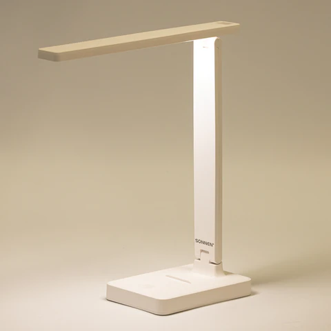 Настольная лампа / светильник беспроводная SONNEN PT-101, USB, LED, 2 Вт, 3 режима, белый, 238776