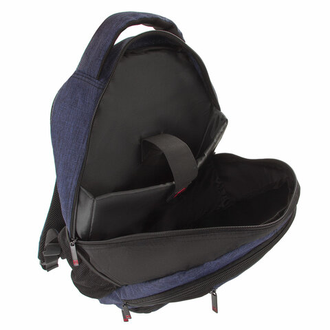 Рюкзак BRAUBERG URBAN универсальный, с отделением для ноутбука, "Dallas", темно-синий, 45х29х15 см, 228866