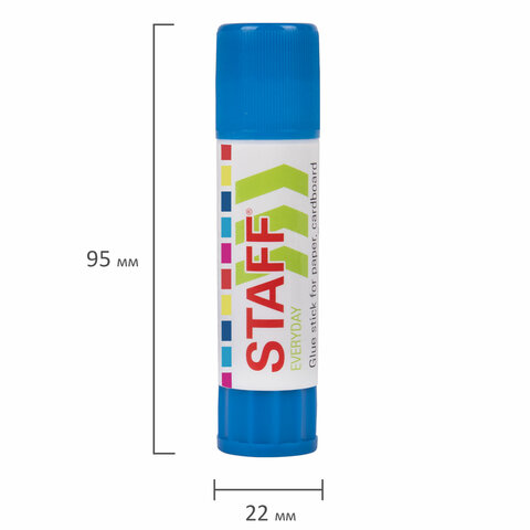 Клей-карандаш STAFF "EVERYDAY", 15 г, 221132