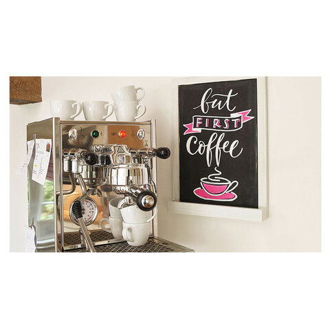 Маркер меловой EDDING "4090", 4-15 мм, БЕЛЫЙ, влагостираемый, для гладких поверхностей, E-4090/49