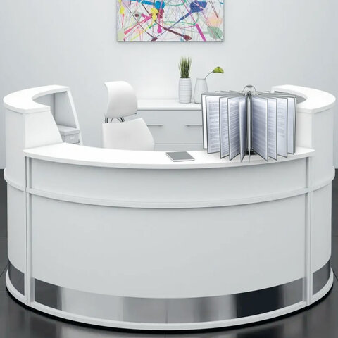 Демосистема настольная на 30 панелей, с 30 серыми панелями А4, вращающаяся, STAFF, 238332