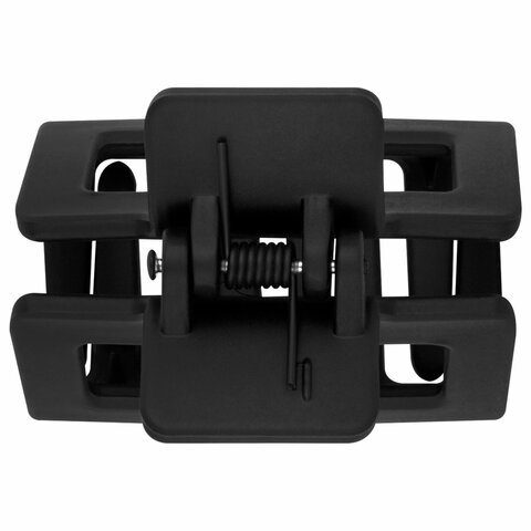 Краб для волос 5 см, soft-touch, чёрный, MONTE VITA (МОНТЕ ВИТА), 457009