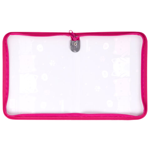 Папка для тетрадей BRAUBERG KIDS А5, 1 отделение, пластик, молния вокруг, "Anti-gravity", 273323