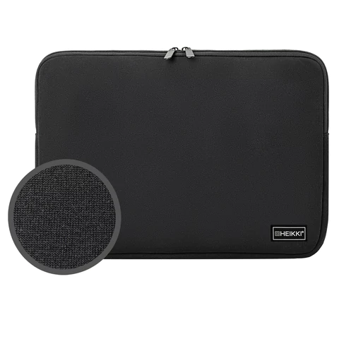 Чехол для ноутбука HEIKKI SLIM 15,6'' (ХЕЙКИ), неопрен, Case, черный, 26х37х2,5 см, 272605