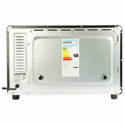Мини-печь CENTEK CT-1530-36 GRILL, 1600 Вт, 36 л, ГРИЛЬ, таймер 90 мин., черная