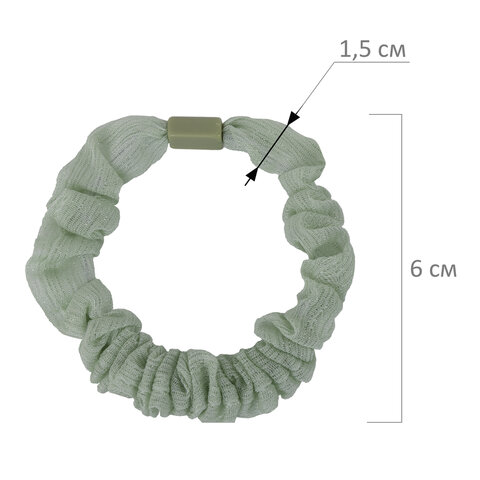 Резинки для волос НАБОР 3 шт., 3х19 см, скранч, ассорти, MONTE VITA (МОНТЕ ВИТА), 457074