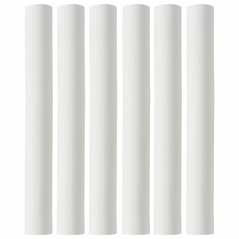 Мел белый круглый мягкий 100 штук, BRAUBERG "АКАДЕМИЯ", картонная упаковка (АЛГЕМ), 271146