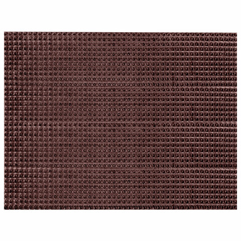 Коврик придверный 45х60 см, ВЕНГЕ пластиковый грязезащитный толщина 10 мм, "ТРАВКА", PRIMILA (ПРИМИЛА), 701064