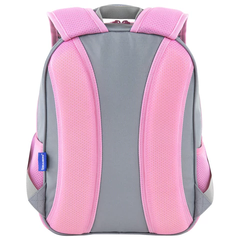 Рюкзак BRAUBERG OPTIMA, 2 отделения, с брелоком, "Curious bunny", 36х27х18 см, 272098