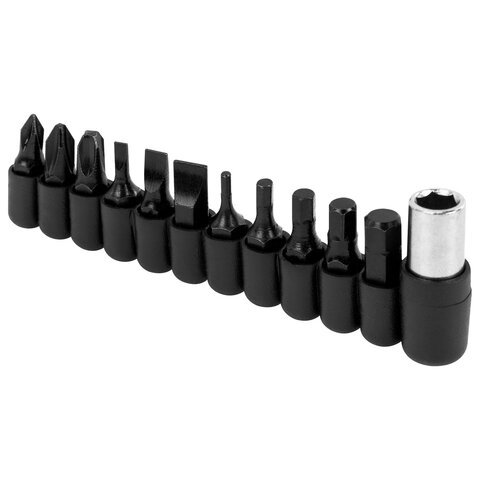 Мультитул армейский туристический с сумкой "22 в 1", пассатижи + 11 бит, нож, ТЕХ-ТОП, 671242