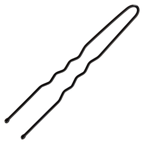 Шпильки для волос НАБОР 20 шт., 6 см, чёрный, MONTE VITA (МОНТЕ ВИТА), 457103