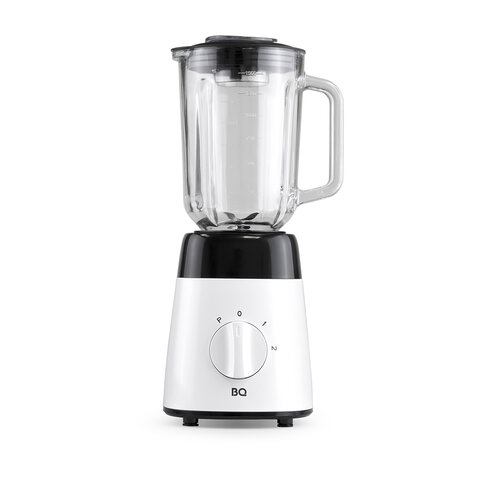 Блендер стационарный BQ (БИ-КЬЮ) SB1008, 1000 Вт, 2 скорости, чаша 1,5 л, пластик, черный/белый, 86192480