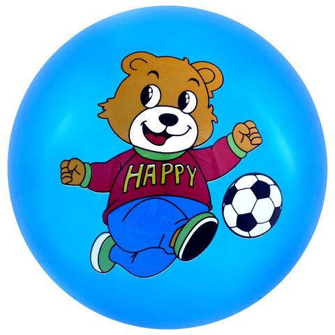 Мяч детский надувной "Зверята", 25 см, ПВХ, ассорти, 6 цветов, JOLLY JOT (ДЖОЛЛИ ДЖОТ), 666121