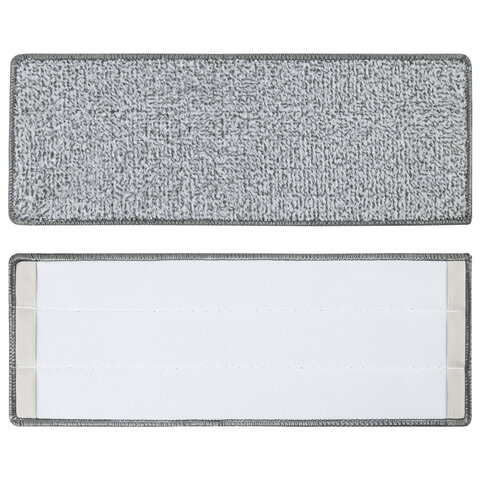 Швабра с отжимом и ведром 11л/9л, двухкамерное, ProClean, насадка из микрофибры карманы с 2-х сторон, белый, LAIMA, 607979