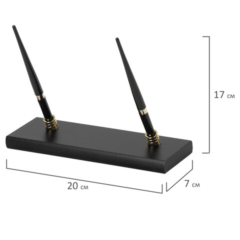 Набор подарочный настольный BESTAR "Platon" из дерева, 11 предметов, цвет "черное дерево", 237214
