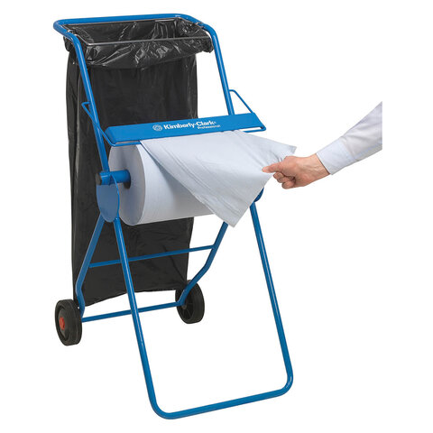 Бумага протирочная KIMBERLY-CLARK Wypall L20, 500 листов в рулоне, 33х38 см, 2-слойная, голубая, 7301