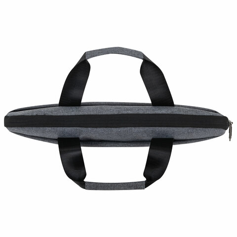 Сумка портфель HEIKKI ULTRA (ХЕЙКИ) с отд. для ноутбука 15,6", Dusky, темно-серая, 28х39х3 см, 272608