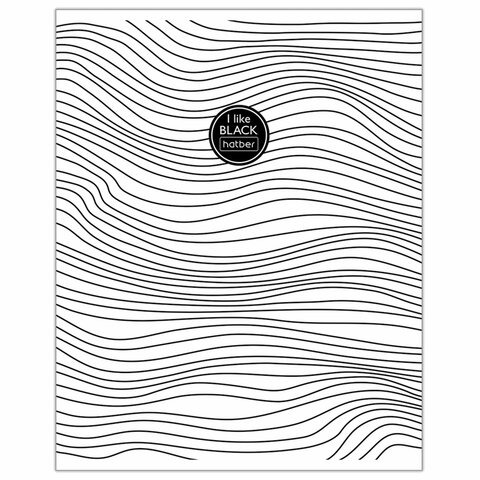 Тетрадь А5 48 л. HATBER скоба, клетка, ламинация, "I Like Black" (микс в спайке), 063153, 48Т5лВ1
