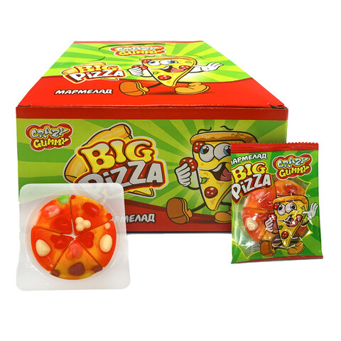 Мармелад "CRAZY GUMMY. BIG Pizza", 16 г, КАНДИ КЛАБ, MAR075