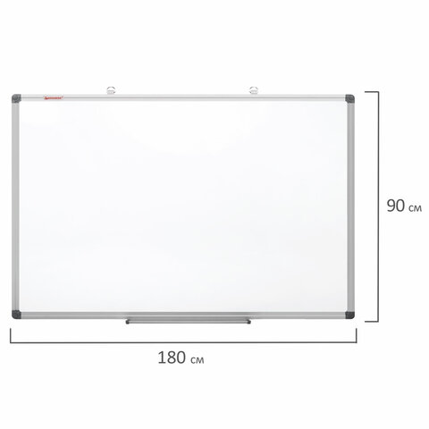 Доска магнитно-маркерная 90х180 см, алюминиевая рамка, BRAUBERG "Extra", 237557