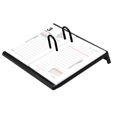 Подставка под календарь STAFF "BASIC", 205х175х37 мм, черный, 238790