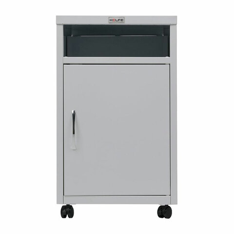 Тумба медицинская подкатная HILFE "МД ТП-3" 710х420х490 мм, цвет белый, S26199403309