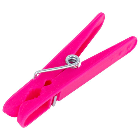 Прищепки бельевые 6,8 см, КОМПЛЕКТ 20 штук, пластик, ассорти, PRIMILA (ПРИМИЛА) COMPACT, 700520