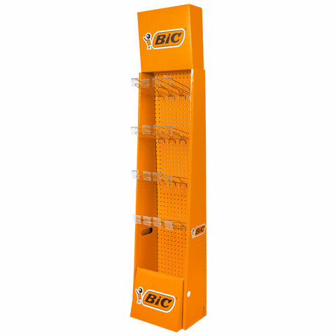 Стойка напольная для размещения товара BIC, 154,5х40х30 см, 15 крючков, БЕЗ НАПОЛНЕНИЯ, 934970