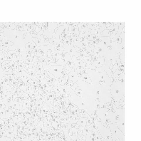 Картина по номерам 40x50 см, ОСТРОВ СОКРОВИЩ "Город у моря", на подрамнике, акрил, кисти, 663271