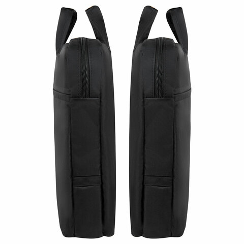 Сумка портфель BRAUBERG PROCESSOR с отделением для ноутбука 13-14", "Chance", черная, 28х36х5 см, 240455