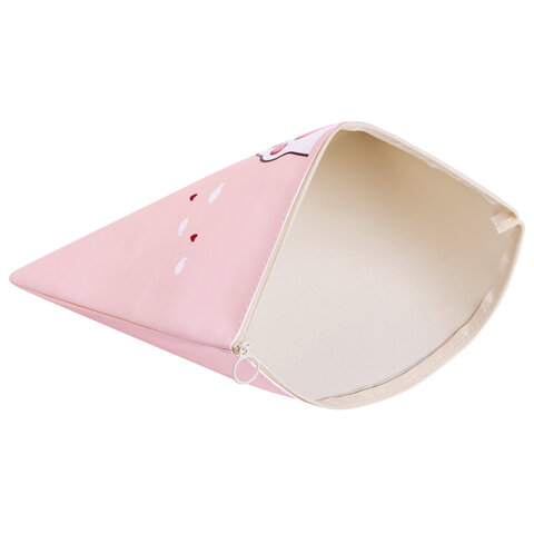 Папка для тетрадей ПИФАГОР А4, 1 отделение, ПВХ, на молнии, ассорти, "Pawesome", 32x23 см, 273829