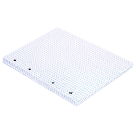 Сменный блок для тетради на кольцах, А5, 80 л., STAFF, "Белый", 401660